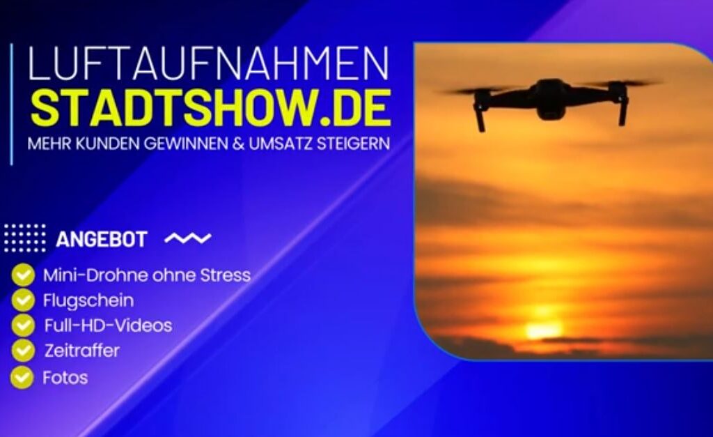 Luftaufnahmen Stadtshow